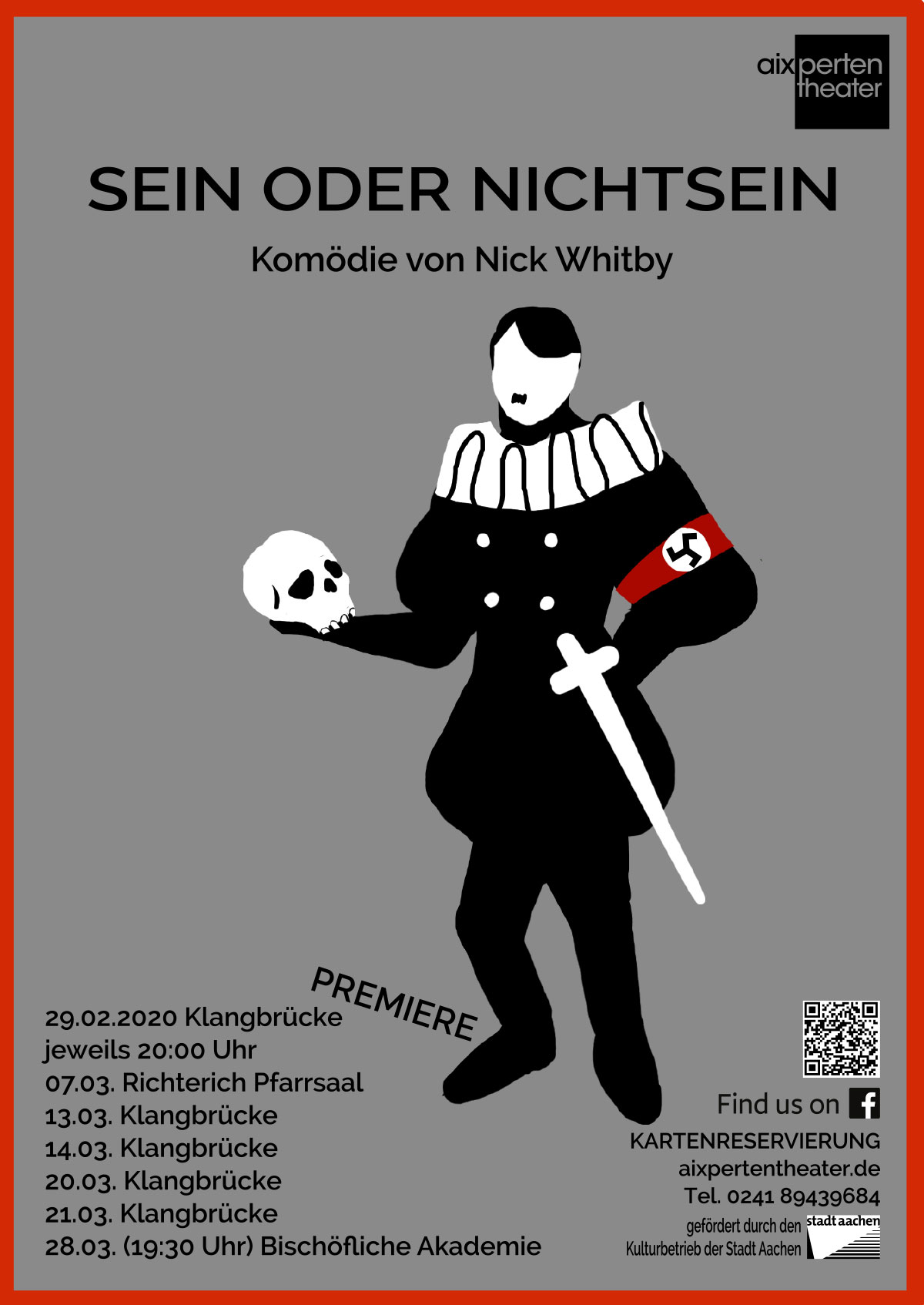 Plakat Sein oder Nichtsein